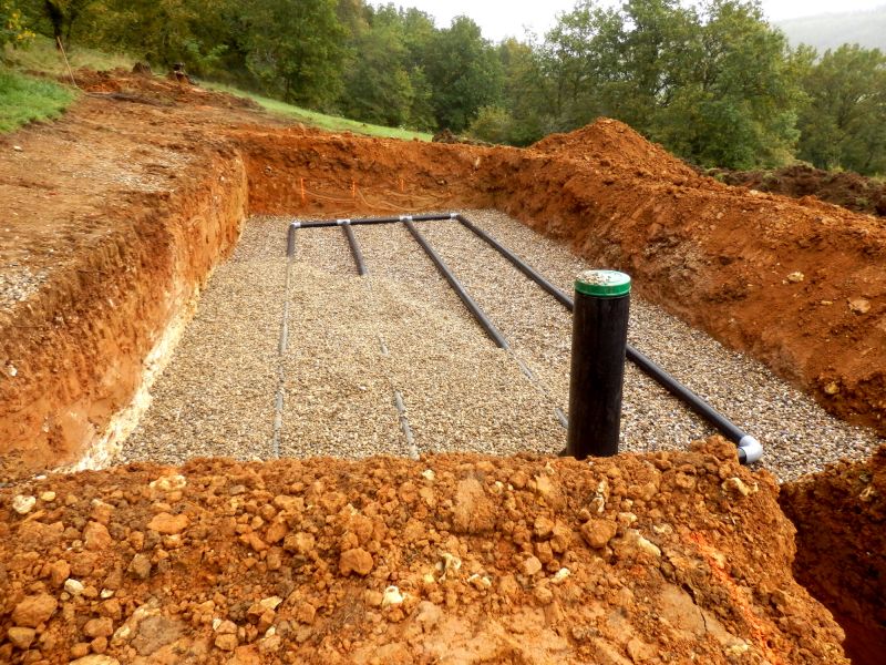 Drain Field Installation